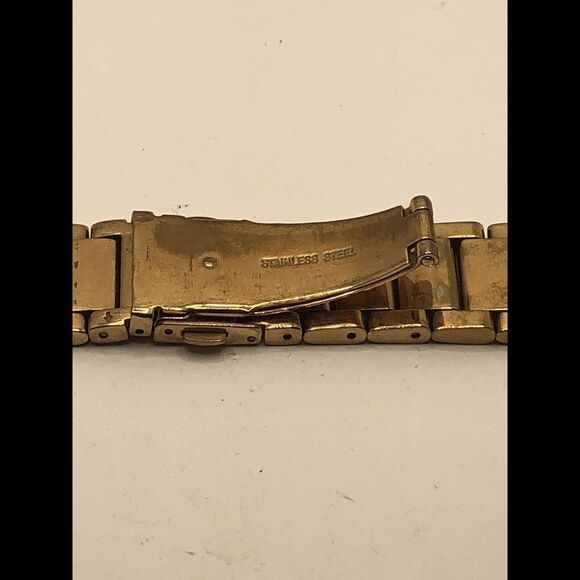 Michael Kors Watch Parts Links Partial Band Clasp Silver-tone 18mm PJ378 - Picture 10 of 12